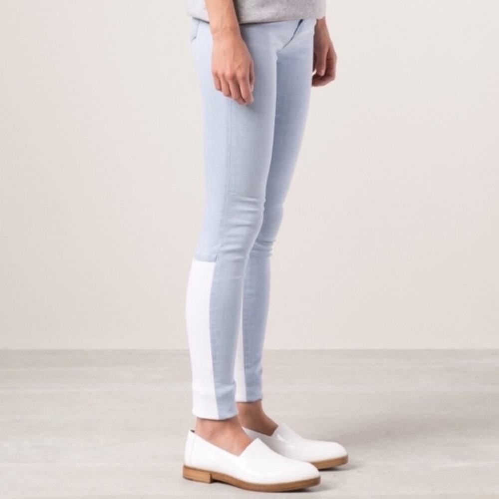 Catalina Stepped Back Color Block Skinny Jeans